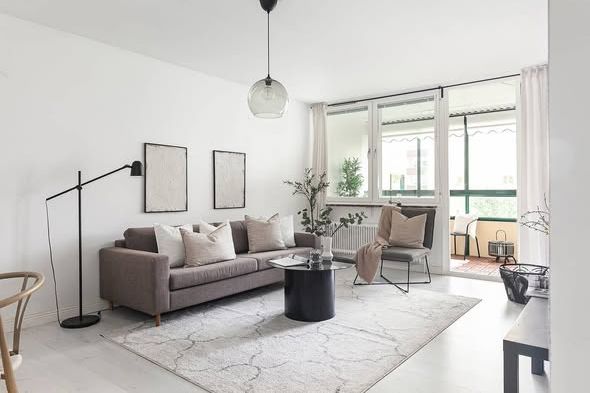 Elegant 2:a med balkong i Helsingborg