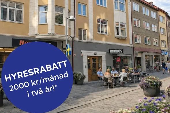Ljus 3:a med balkong i Landskrona